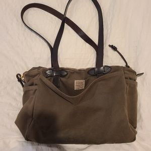 Filson Rugged Twill Tote Bag with Zipper